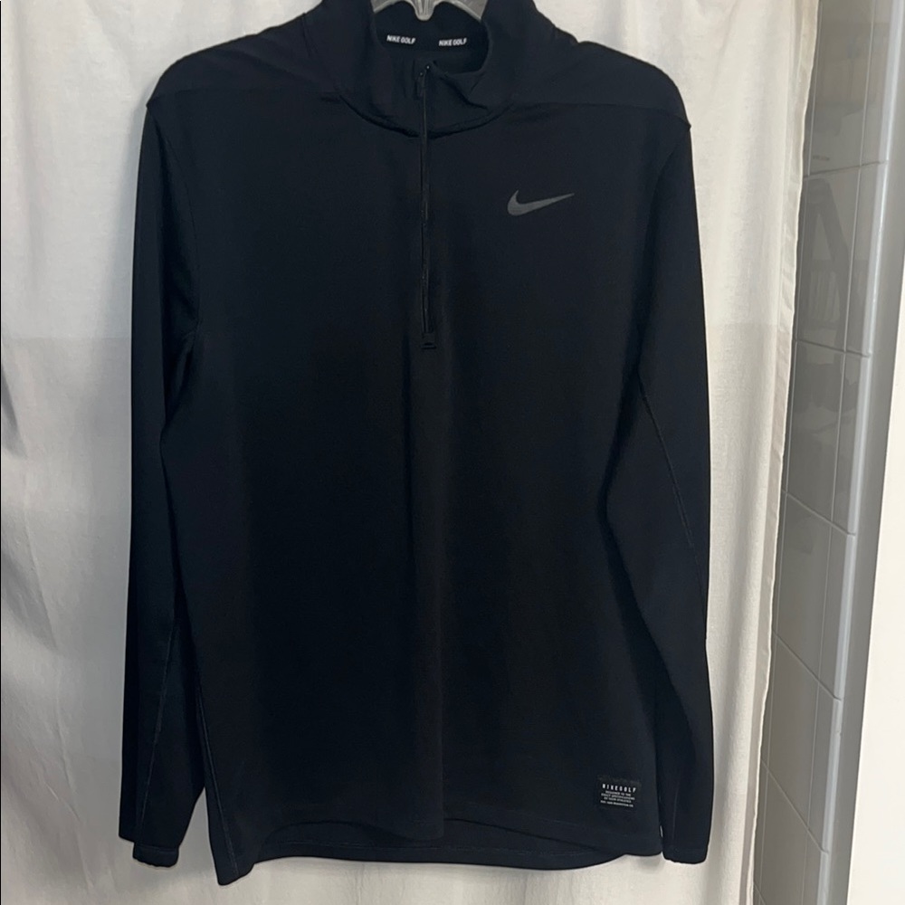 Nike Golf Black Long Sleeve Pullover